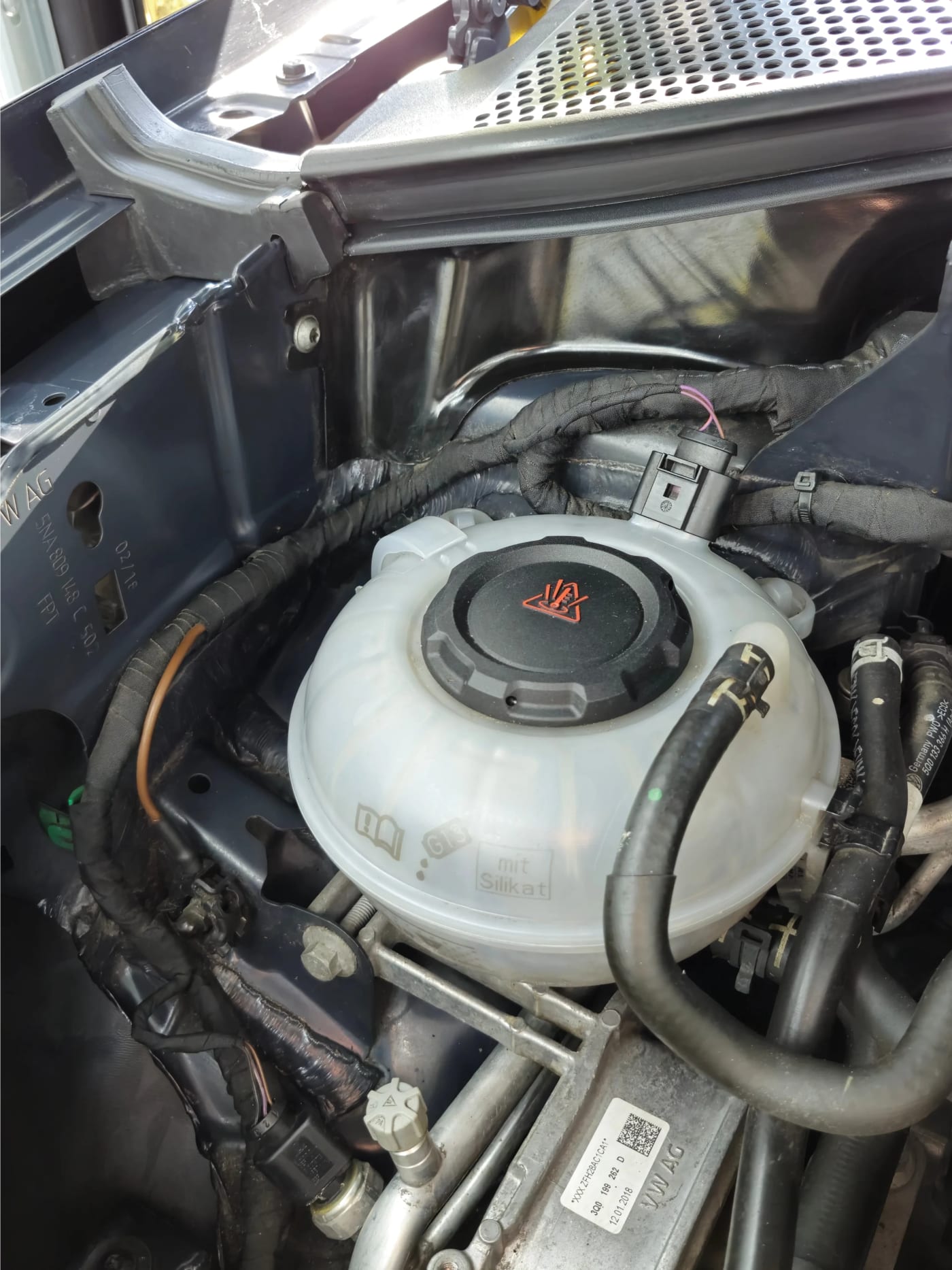 Motorraum-Detail